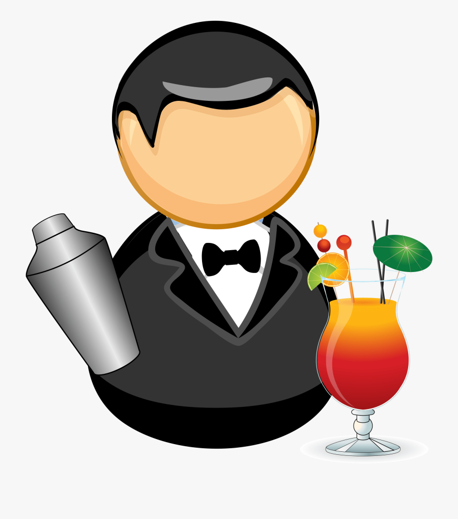 Human Behavior,wine,wine Cocktail - Bartender Clipart Png, Transparent Clipart