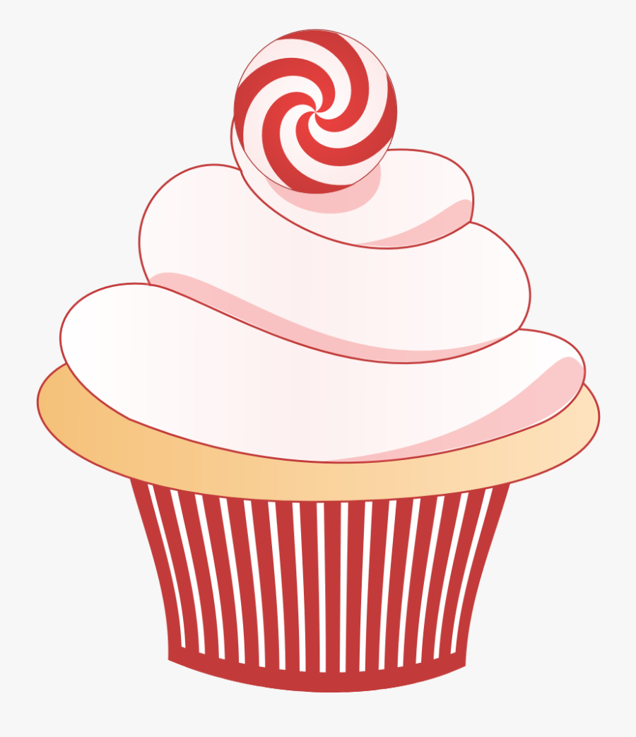 Transparent Birthday Clip Art - Christmas Cupcake Clip Art Free, Transparent Clipart