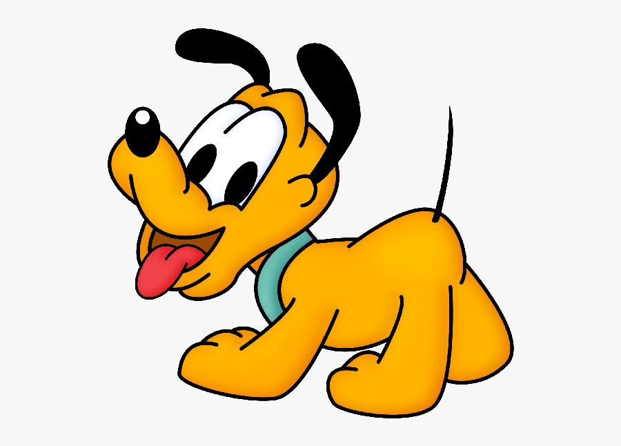 Disney Pluto The Dog Cartoon Clip Art Images On A Transparent - Pluto Mickey Mouse Baby, Transparent Clipart