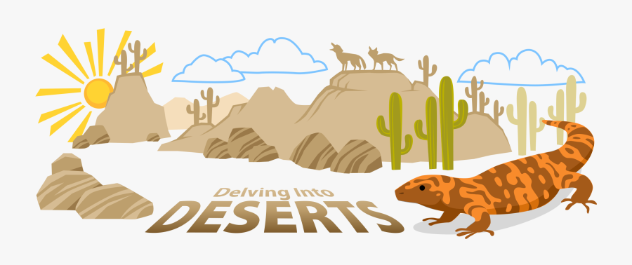 Desert Biome - Biome, Transparent Clipart