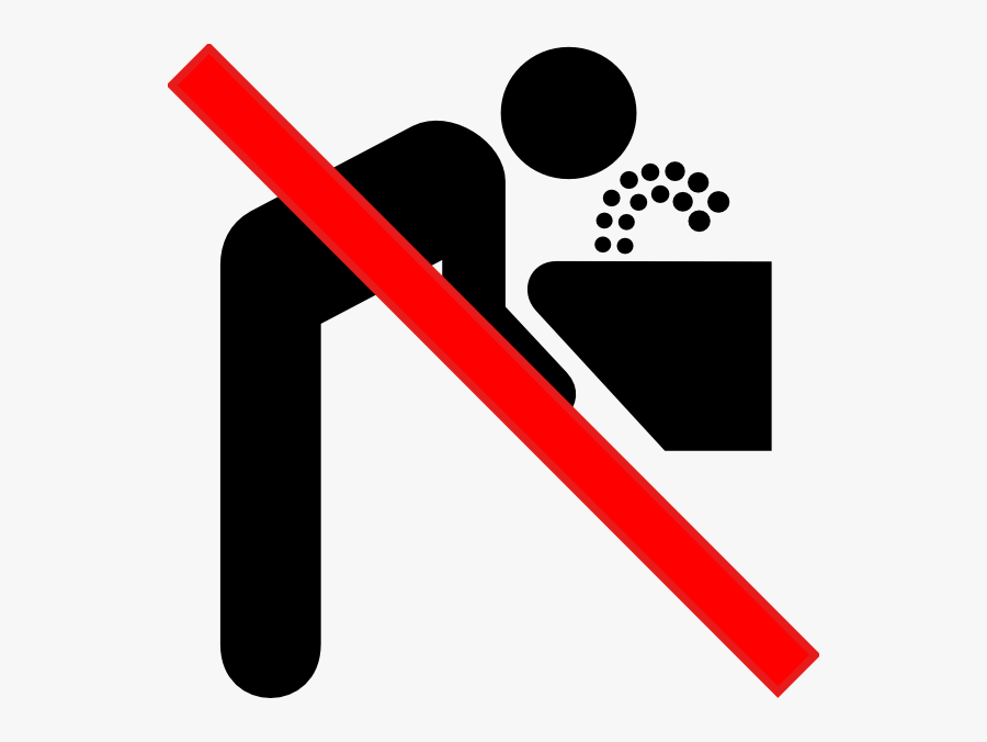 Do Not Use Water Fountain, Transparent Clipart