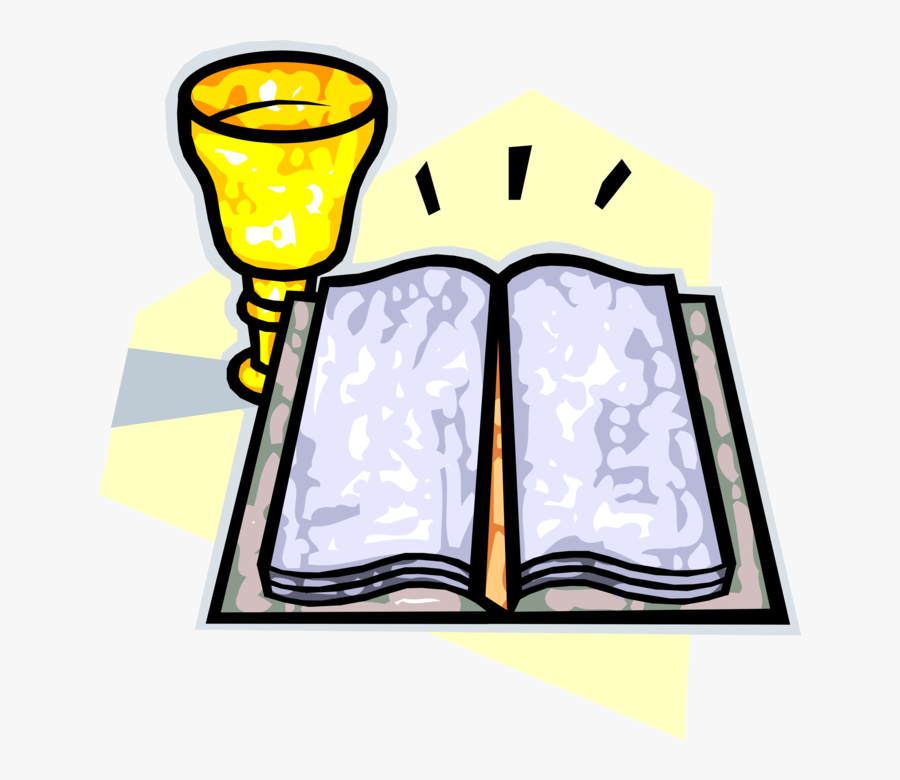 Vector Illustration Of Holy Bible Book Product Of Divine - Mary The Queen College, Transparent Clipart