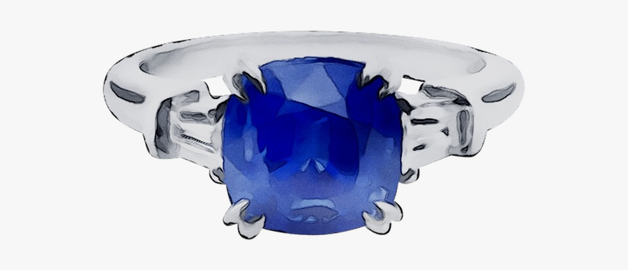 Body Ring Jewellery Sapphire Silver Free Download Png - Engagement Ring, Transparent Clipart
