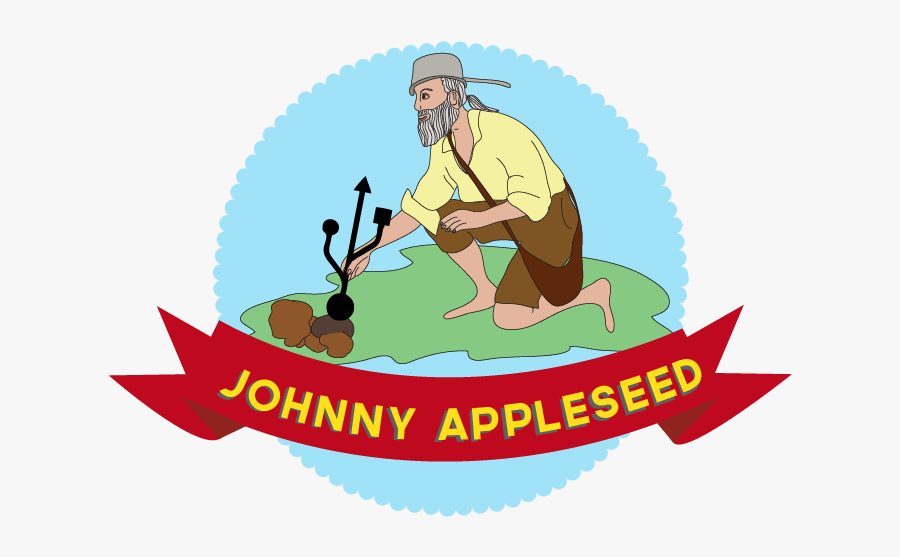 Johnny Appleseed Png, Transparent Clipart