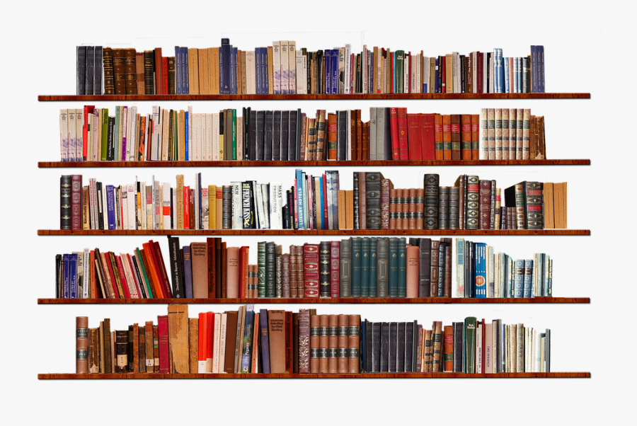 Book,collection,building - Bookshelf Png, Transparent Clipart