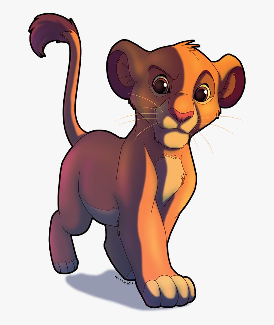 Paw Clipart Simba - Cartoon, Transparent Clipart