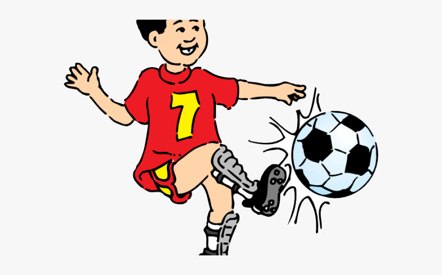 Girl Playing Football Clipart, Transparent Clipart