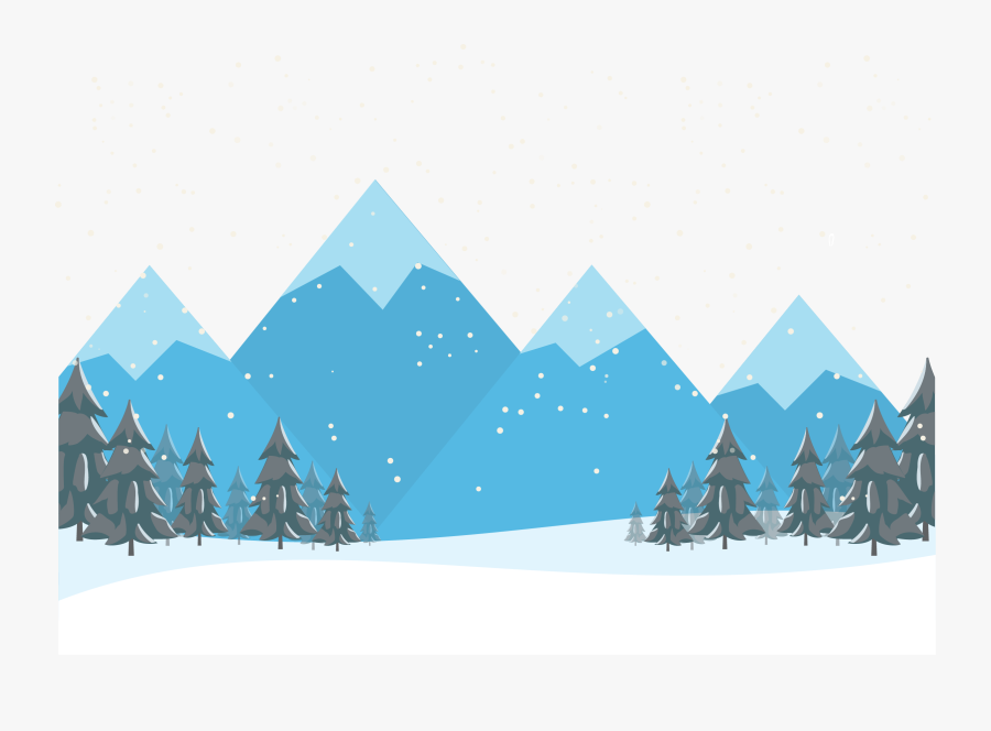 Mountain Ridge Clipart Anyong Lupa - Mountain Cartoon Drawing Winter, Transparent Clipart