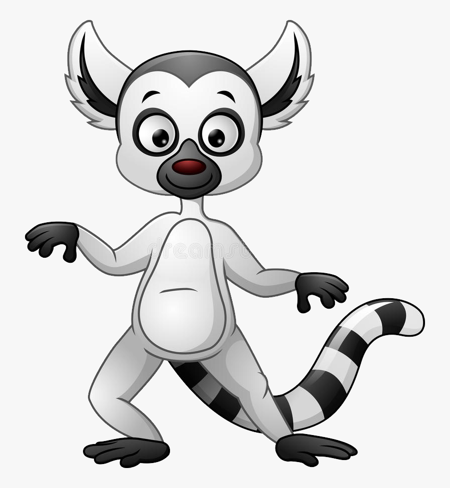 Lemur Png - Lemur Cartoon, Transparent Clipart