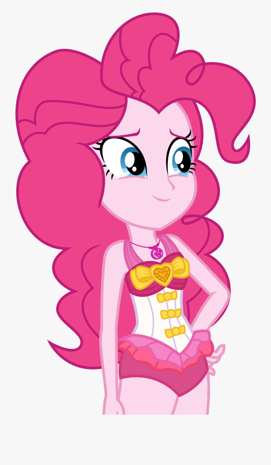 Clip Art Friends Vector - My Little Pony Equestria Girls Pinkie Pie Swimsuit, Transparent Clipart