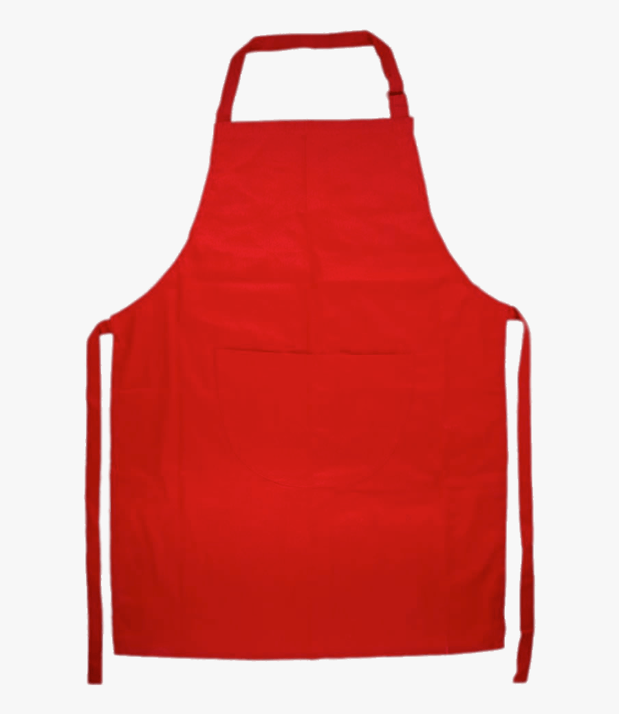 Red Apron - Delantal De Cocina Rojo, Transparent Clipart