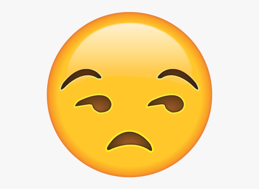 Clip Art Download Unamused Face Island - Unamused Emoji , Free ...