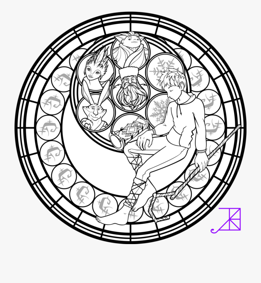 Pinkie Pinkamena Stained Glass Line Art By Akili - Mandala Disney Coloring Pages, Transparent Clipart