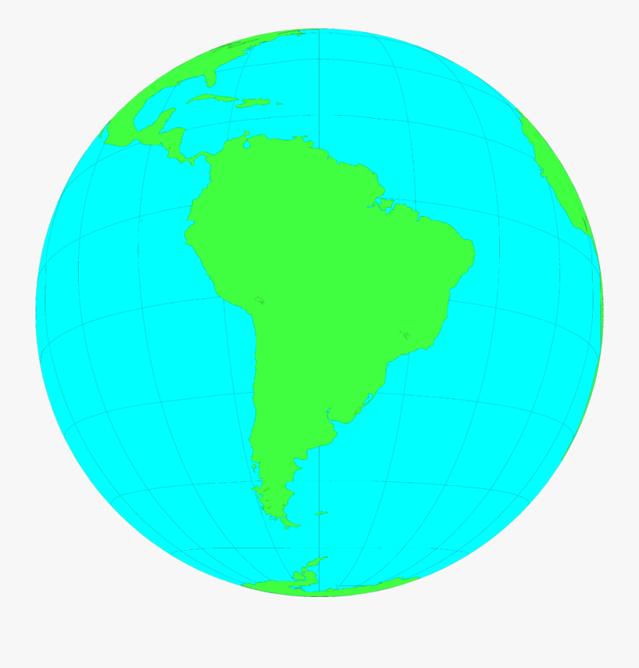 Cartoon Earth Clipart Globe South America Png Free Transparent