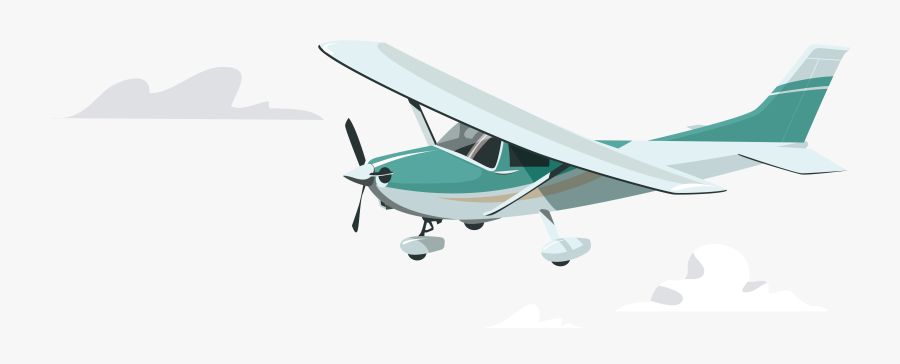 Transparent Prop Plane Clipart - Monoplane, Transparent Clipart