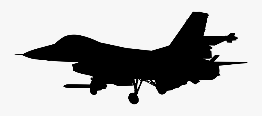 Airplane Silhouette Png - Silhouette Fighter Plane Png, Transparent Clipart