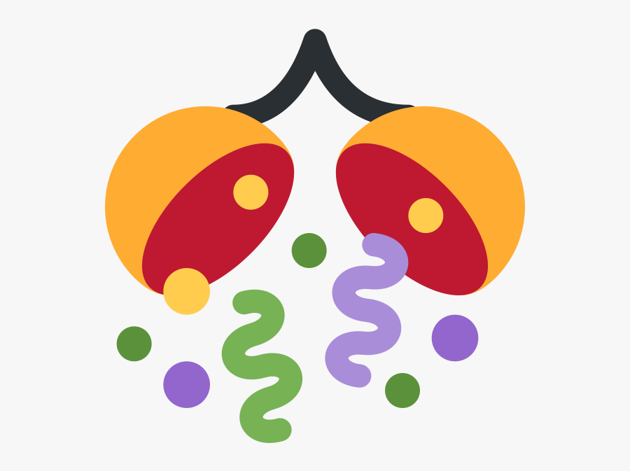 240 × 240 Pixels - Party Confetti Ball Emoji, Transparent Clipart