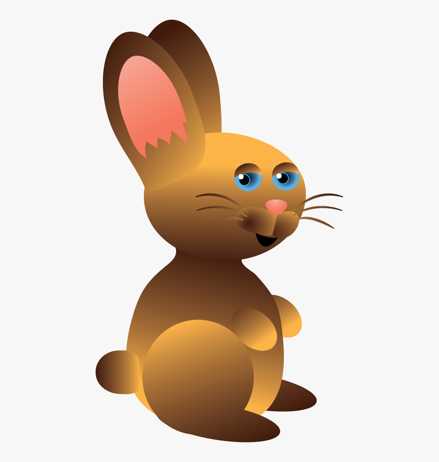 Transparent Easter Rabbit Clipart - Cartoon, Transparent Clipart