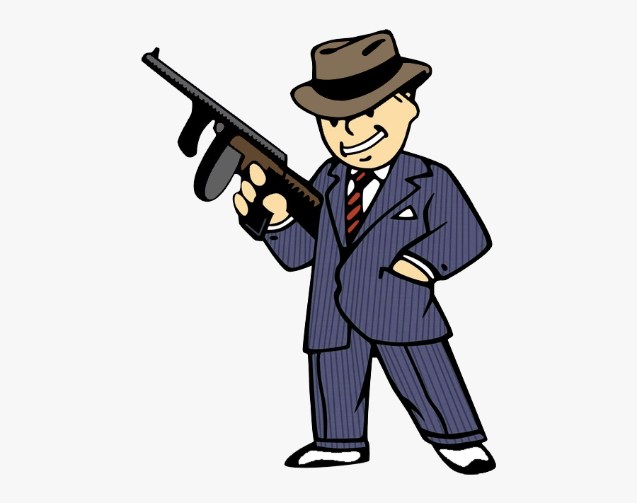 Gangster Png - New Vegas Vault Boy , Free Transparent Clipart - ClipartKey