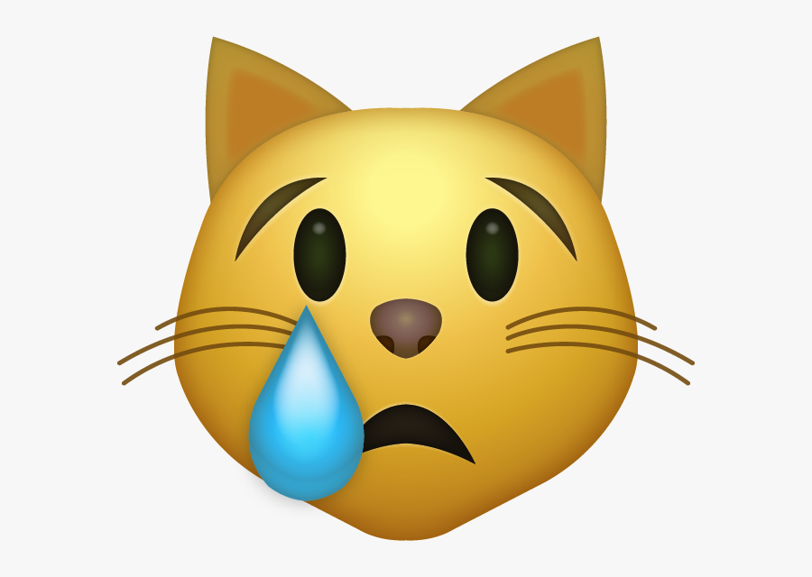 Angry Emoji Clipart Iphone - Cat Emoji Transparent Background, Transparent Clipart