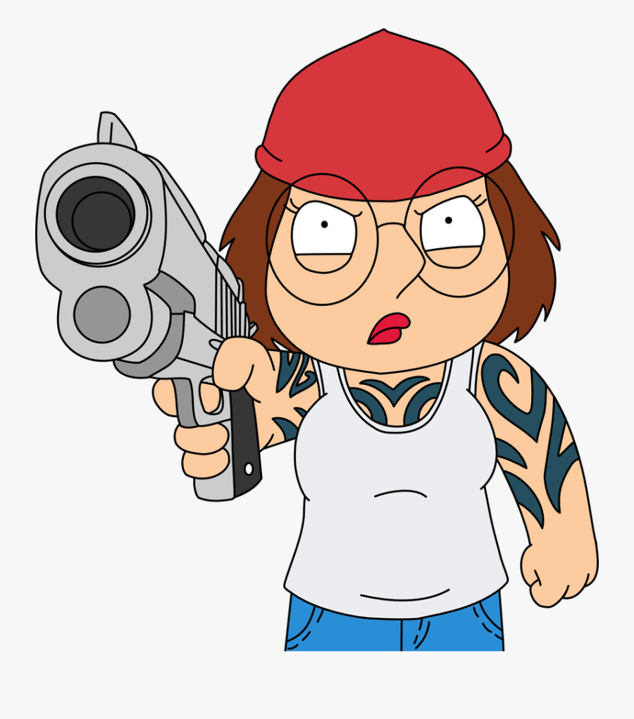 Bart Clipart Gangsta Cartoons - Meg Griffin Png, Transparent Clipart