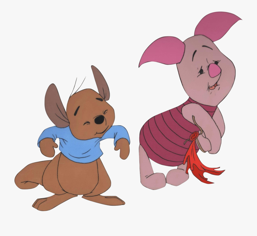 Clip Art Collection Of Free Disney - Roo Piglet Winnie The Pooh, Transparent Clipart