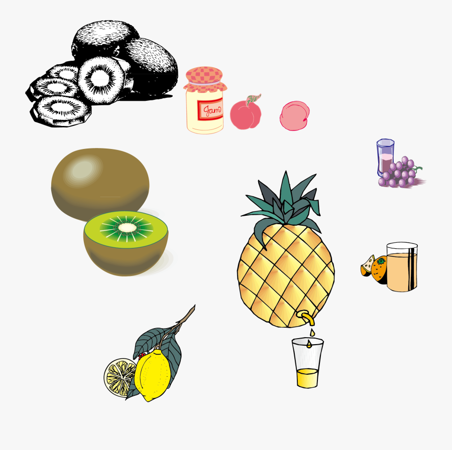 Clip Art Pineapple Shop - Ananas, Transparent Clipart