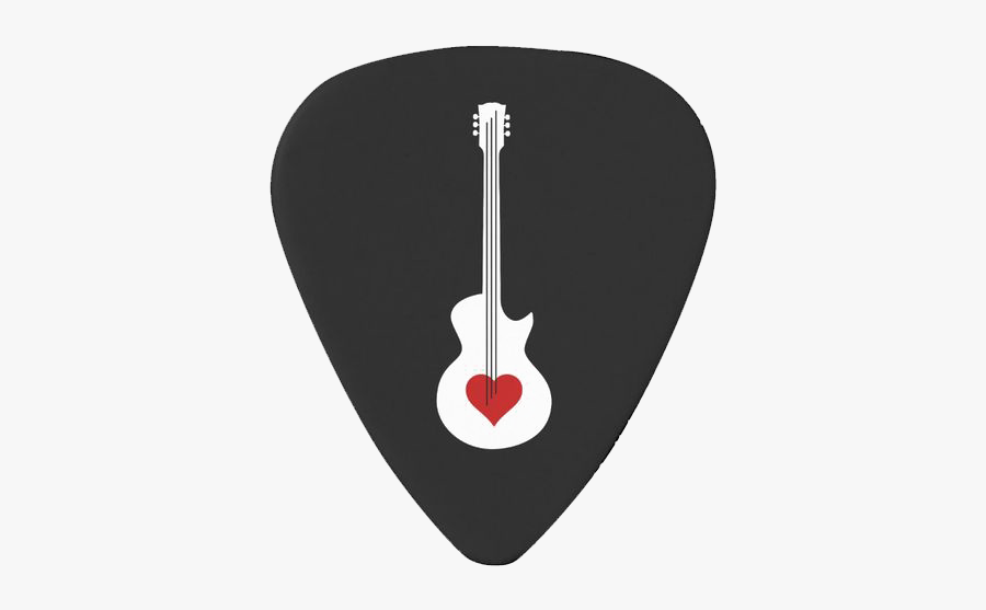 Guitar Creative Drawing Electric Pick Png Download - Pua De Guitarra Png, Transparent Clipart