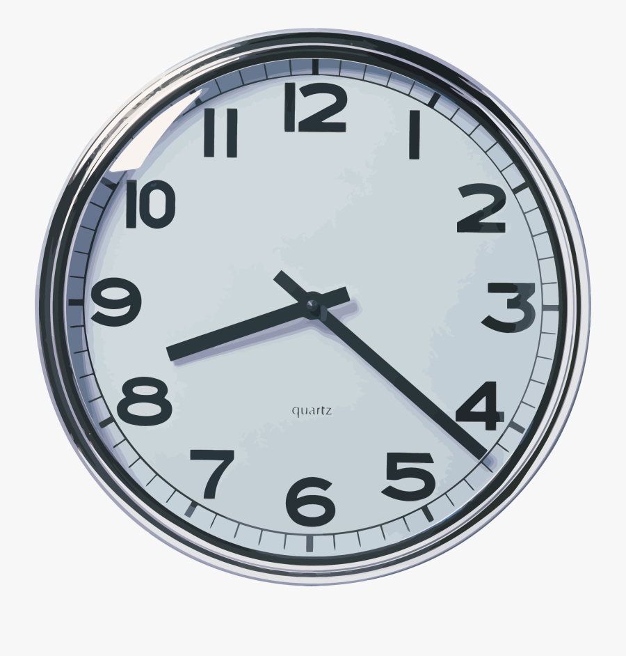 Analog Clock To The Minute, Transparent Clipart
