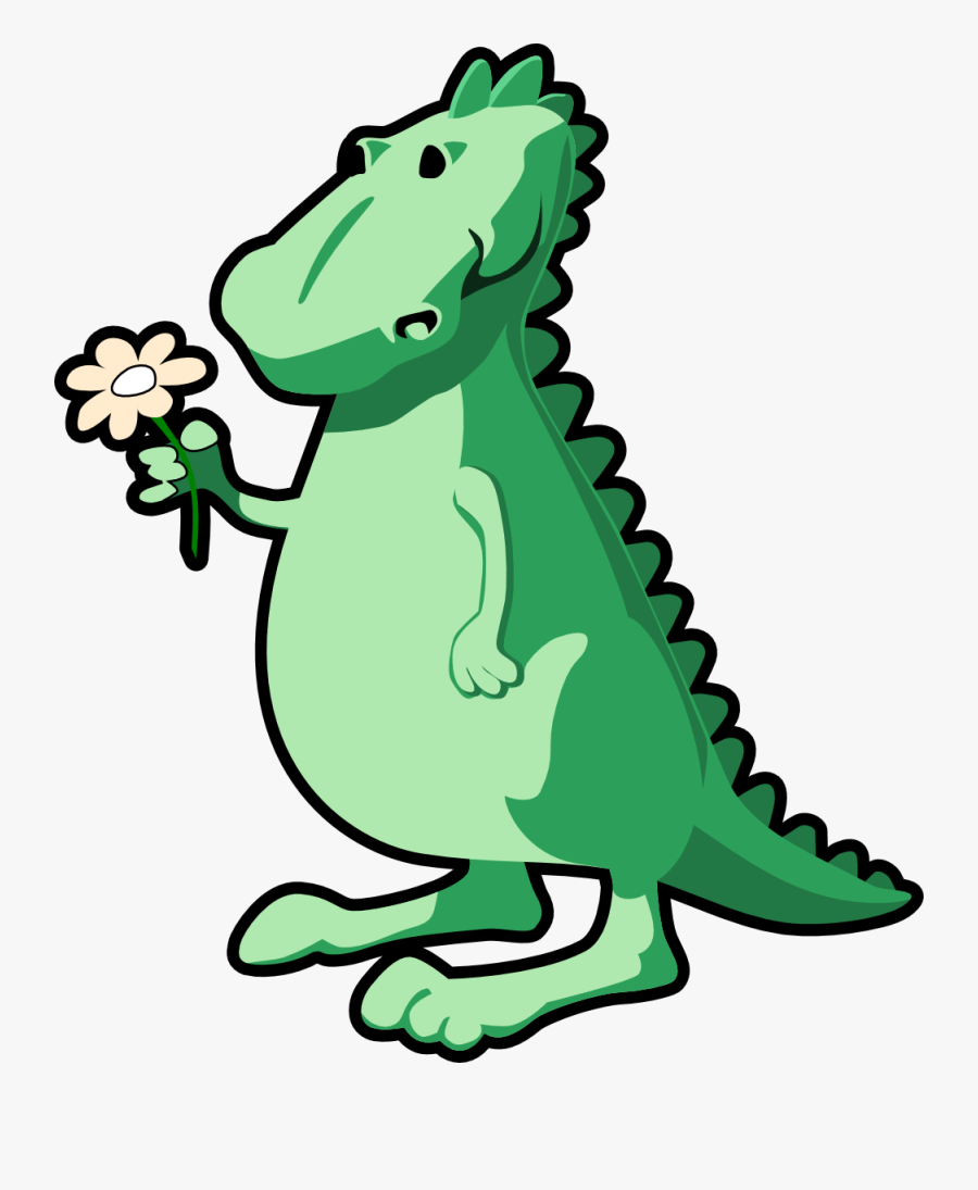 Almond - Clipart - Sweet Dinosaur, Transparent Clipart