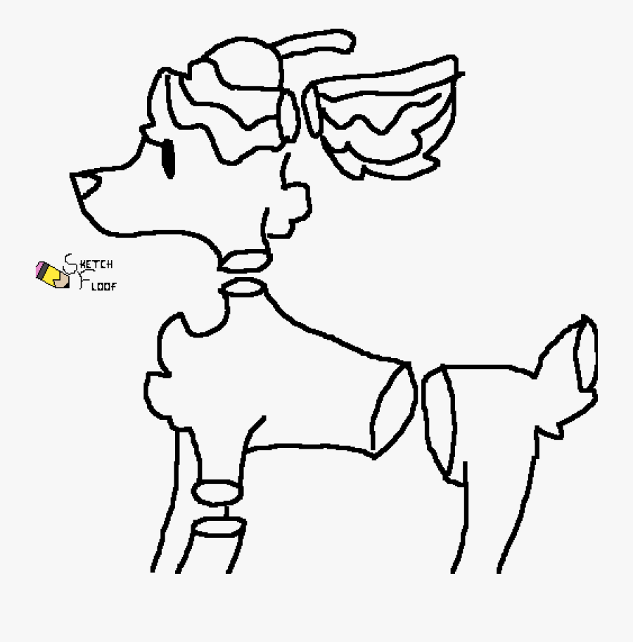 I Drew With My Left Hand - Line Art, Transparent Clipart