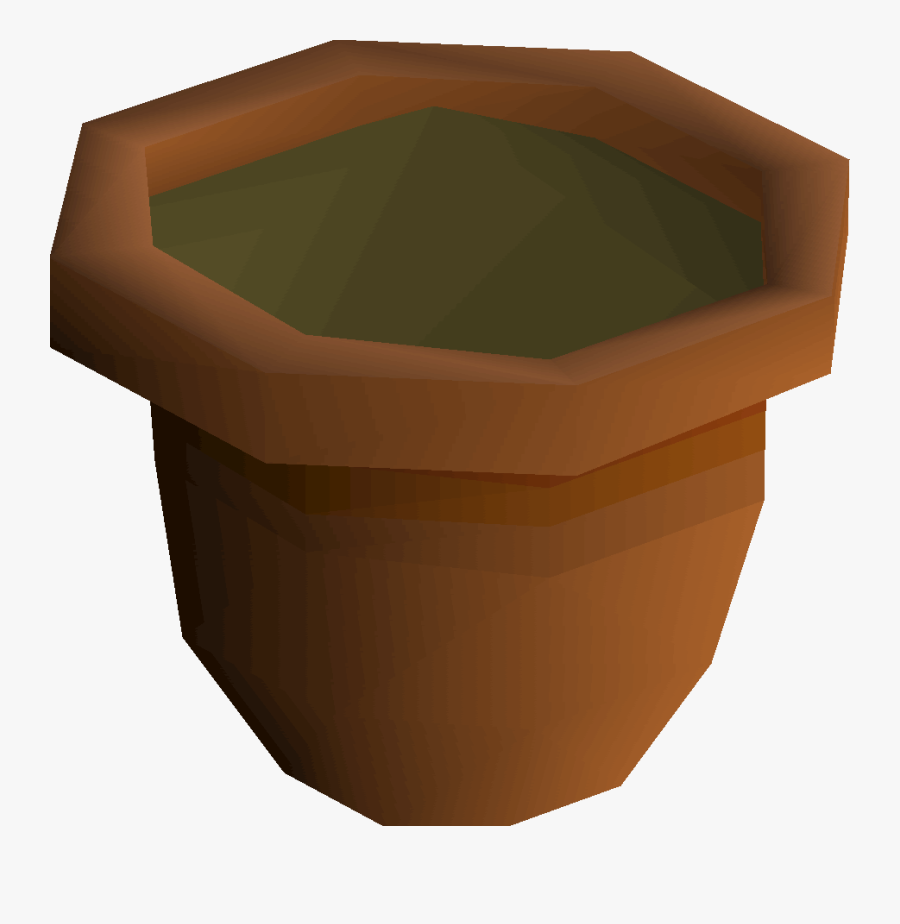 Filled Pot Old School - Pot Osrs, Transparent Clipart