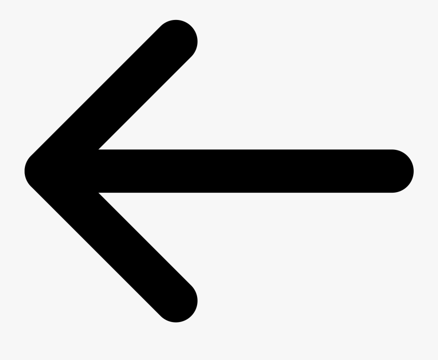 Arrow Going To The Left, Transparent Clipart