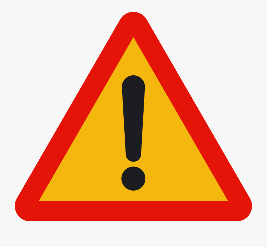 Art,cone,symbol - Other Danger Road Sign, Transparent Clipart