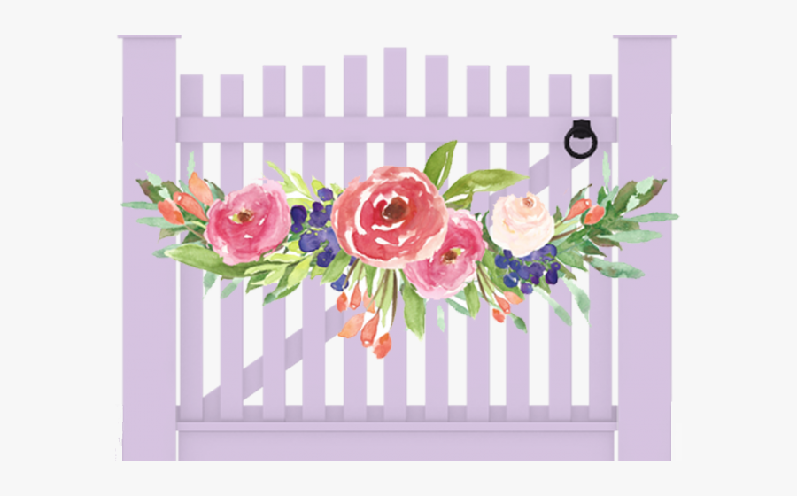 Rustic Clipart Garden Wedding - Garden Gate Free Png, Transparent Clipart