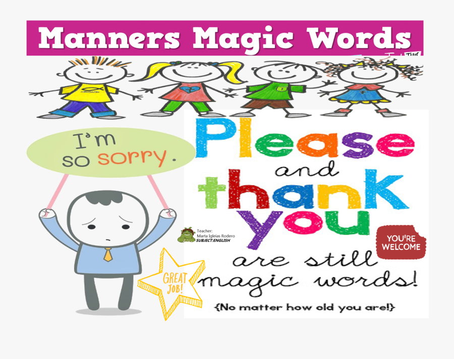 Magic Words Clipart, Transparent Clipart