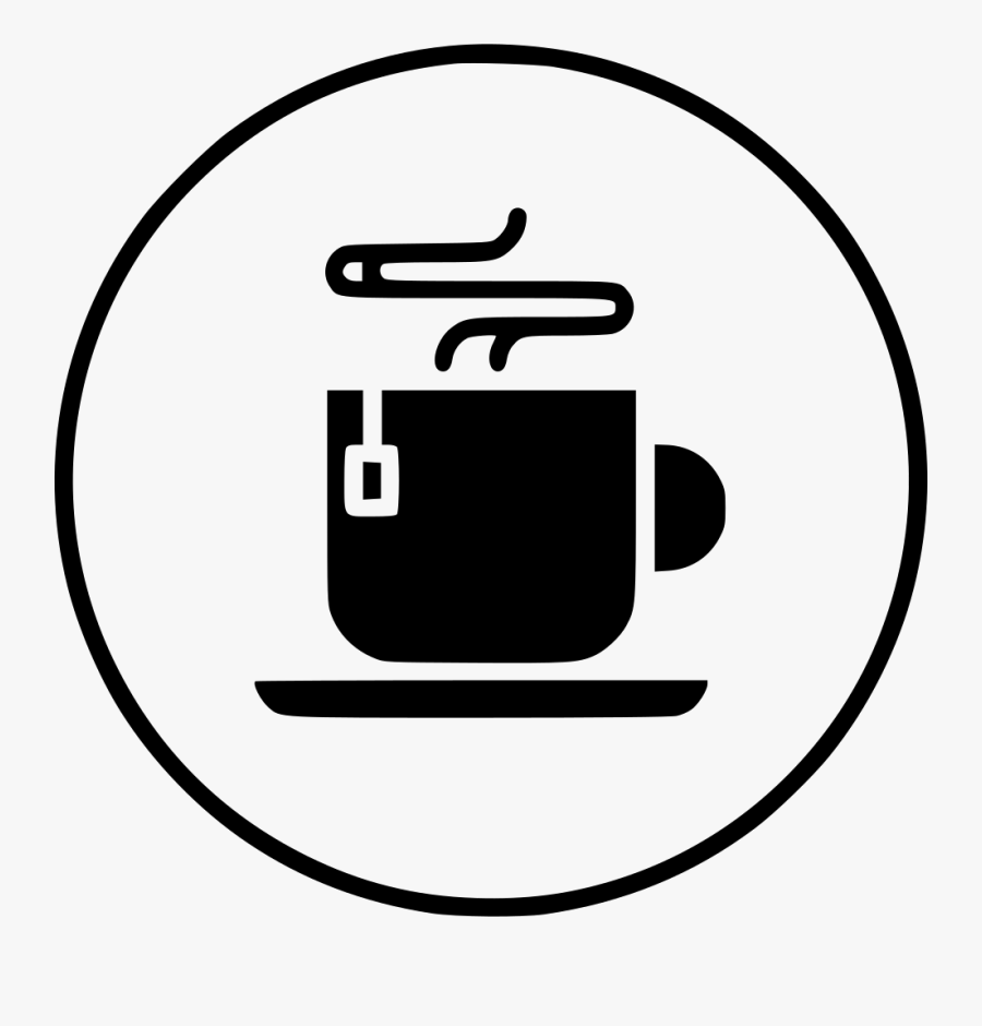 Transparent Mug Clipart Black And White - Coffee In A Tea Bag Logo Clip Art, Transparent Clipart