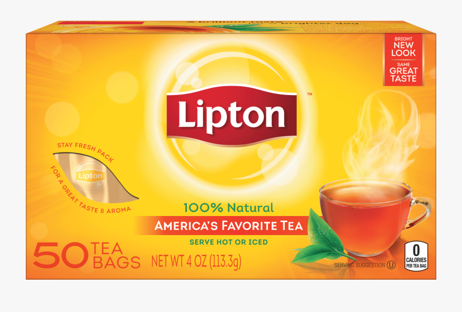 Drink,tea,earl Grey Tea,green Tea,orange Drink,ceylon - Lipton Decaf Tea Bags, Transparent Clipart