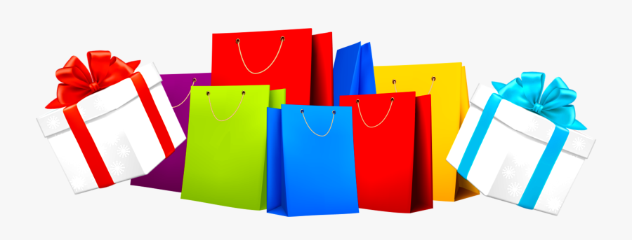 Bags Vector Gift Bag - Shopping Bag Vector Png, Transparent Clipart