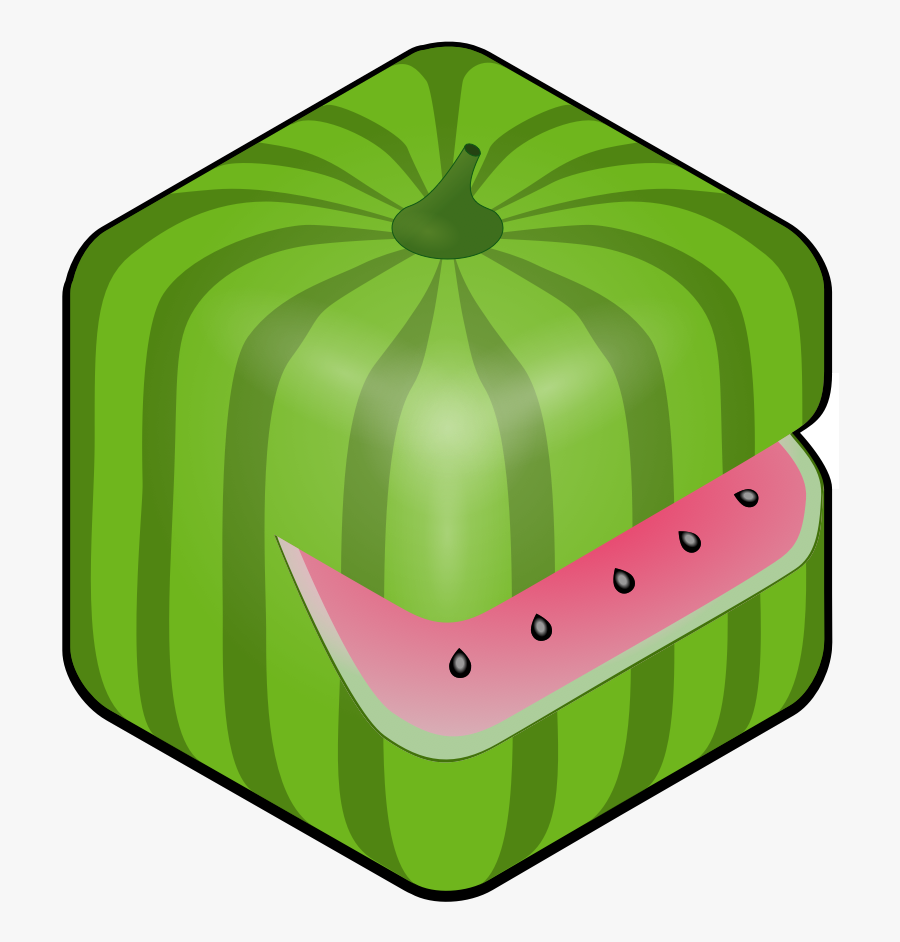 Hungry Melon Studio - Watermelon, Transparent Clipart