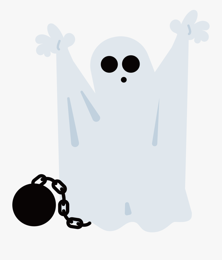 Clip Art Ghost Illustration - Illustration, Transparent Clipart