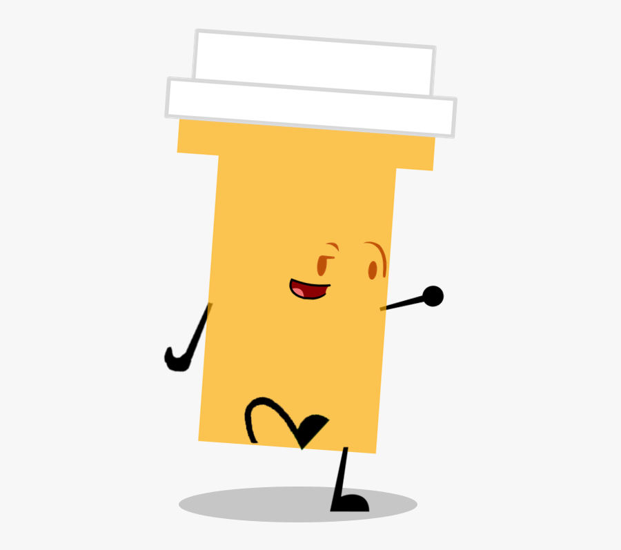 Pill Bottle Bfdi , Png Download, Transparent Clipart