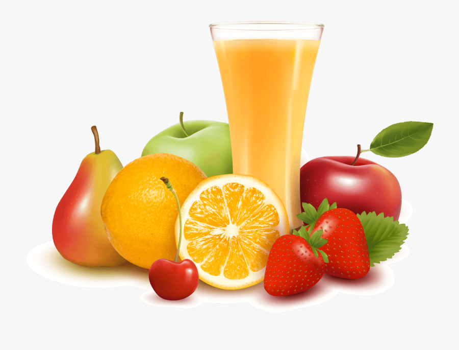 Fruit Juice Vector Png, Transparent Clipart