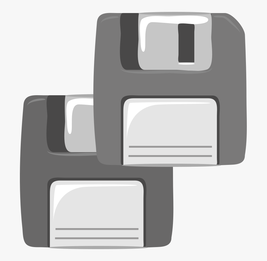 Two Floppy Disks Svg Clip Arts - Daten Clipart, Transparent Clipart