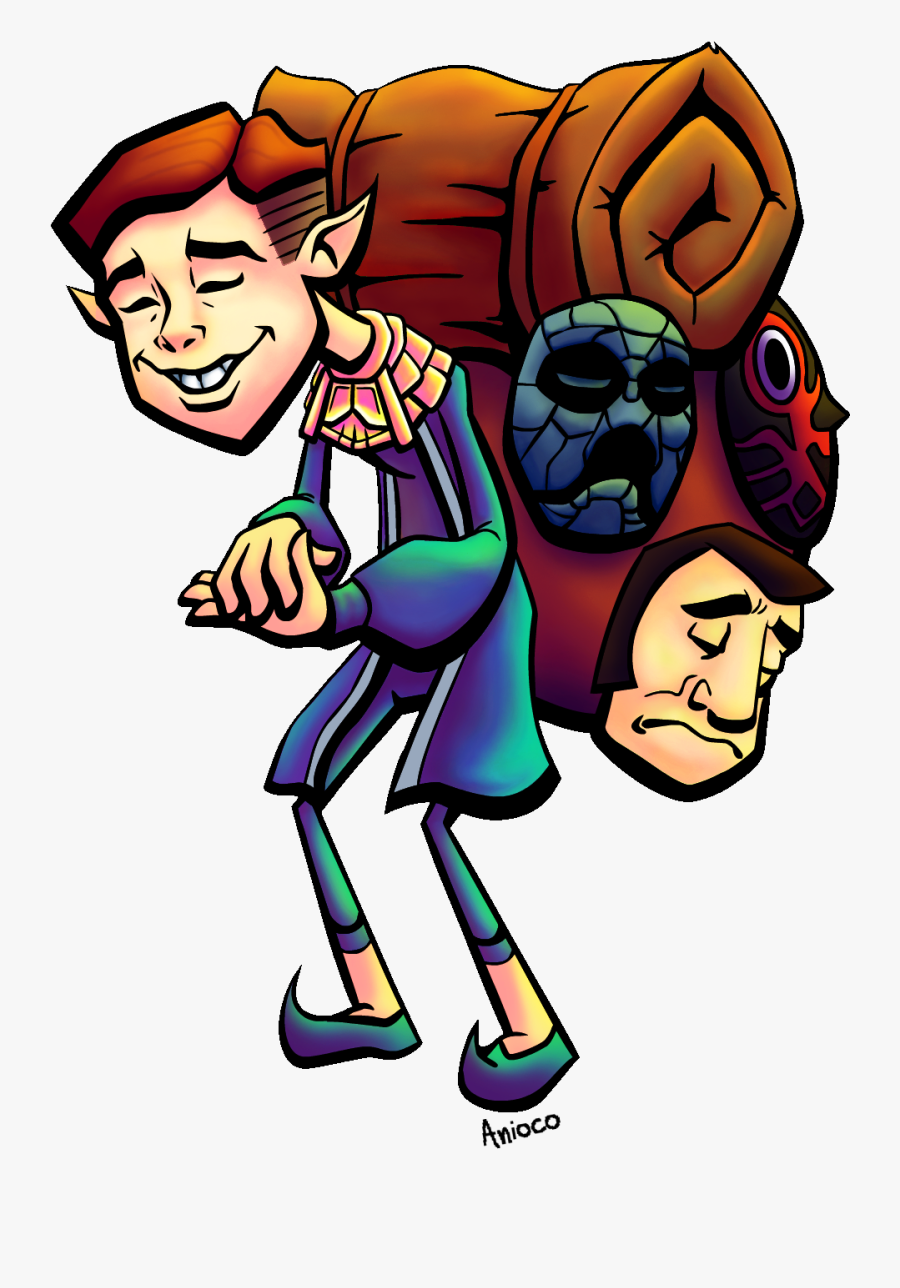 Happy Mask Salesman Art Photo - Zelda Majora's Mask Fan Art, Transparent Clipart