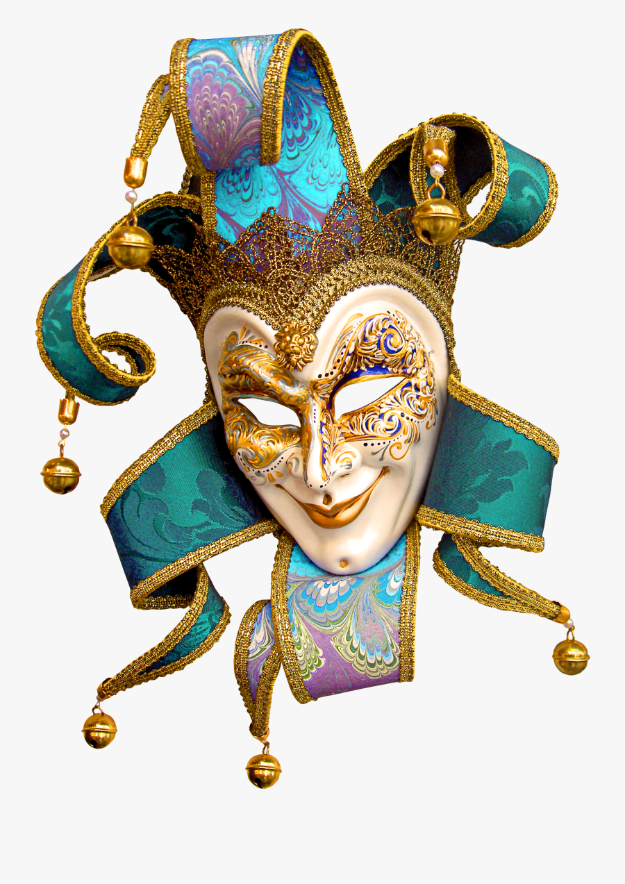 Clip Art Carnival Of Venetian Masks - Venetian Carnival Clip Art , Free