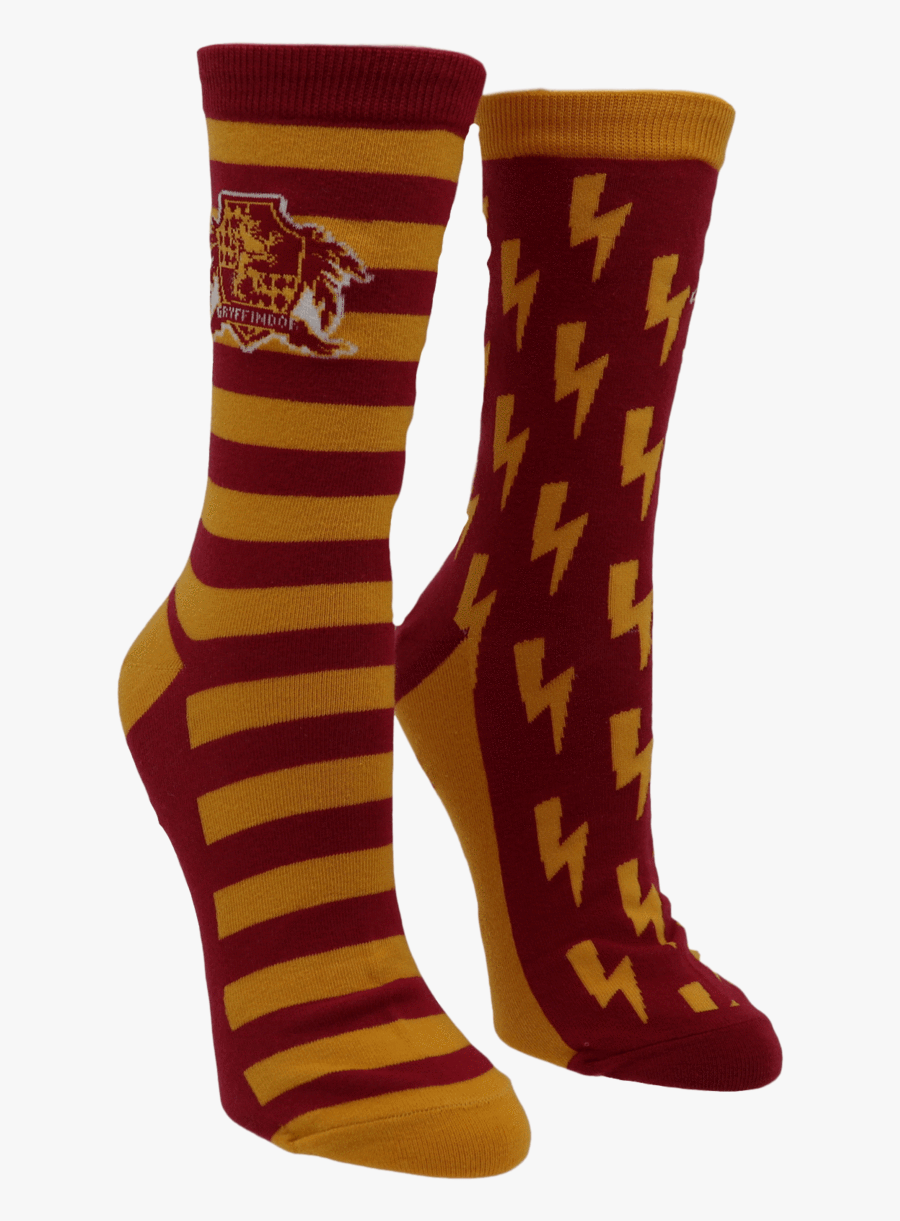 Harry Potter Gryffindor Socks - Sock, Transparent Clipart