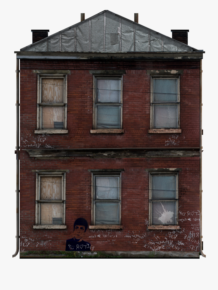 Old House Png - Building Side View Png, Transparent Clipart