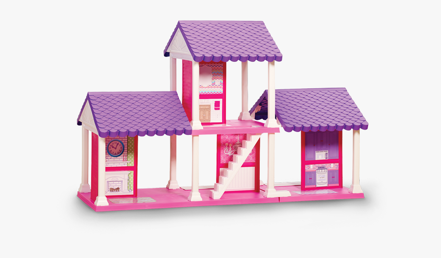 Clip Art Amazon Dollhouse - American Plastic Toys 4 Room Dollhouse, Transparent Clipart