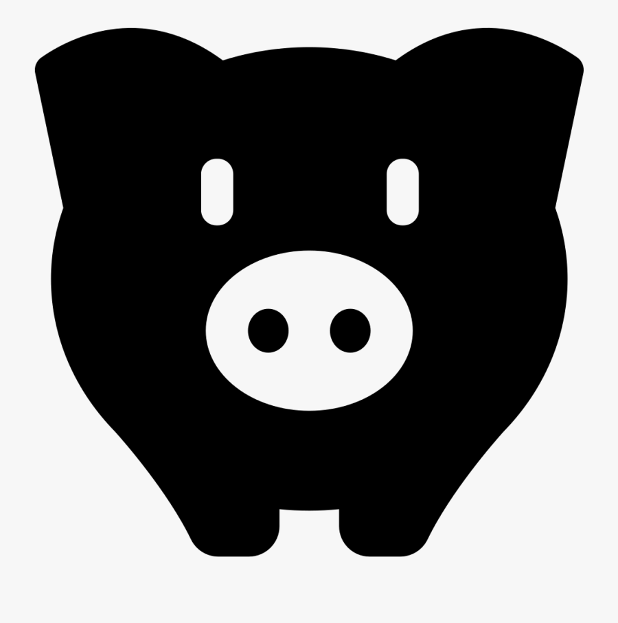 Transparent Save Money Png - Pig Icon, Transparent Clipart